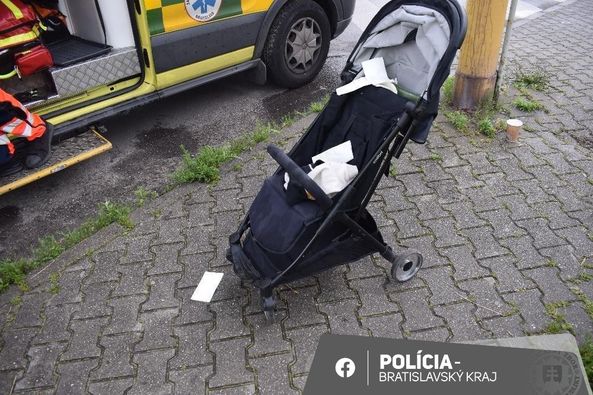 A csecsemőt és a kismamát mentő vitte kórházba/fotó: policíja
