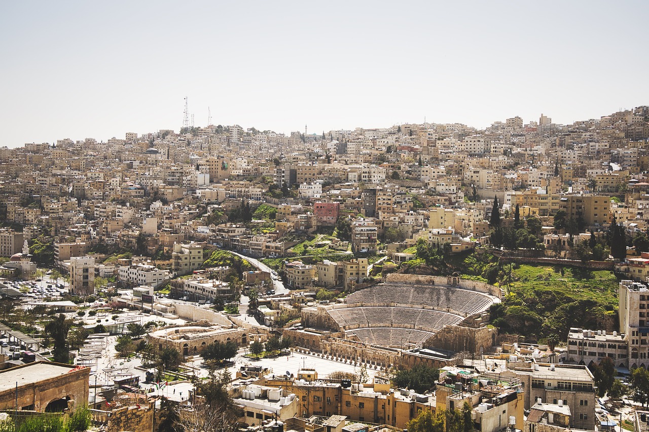 Ammán, Jordánia fővárosa. Fotó: Pixabay
