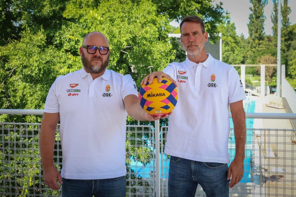 Mihók Attila és Cseh Sándor Fotó: Facebook/waterpolo.hu