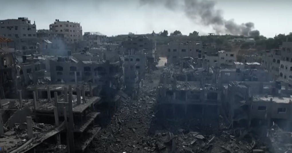 Gáza most olyan, mint egy kísértetlakta város Fotó: Euronews / képernyőkép