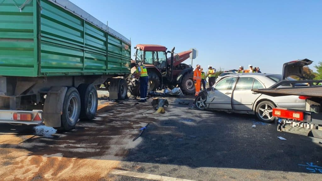 Hiába a tények, a traktoros nem ismerte be a felelősségét Fotó: police.hu