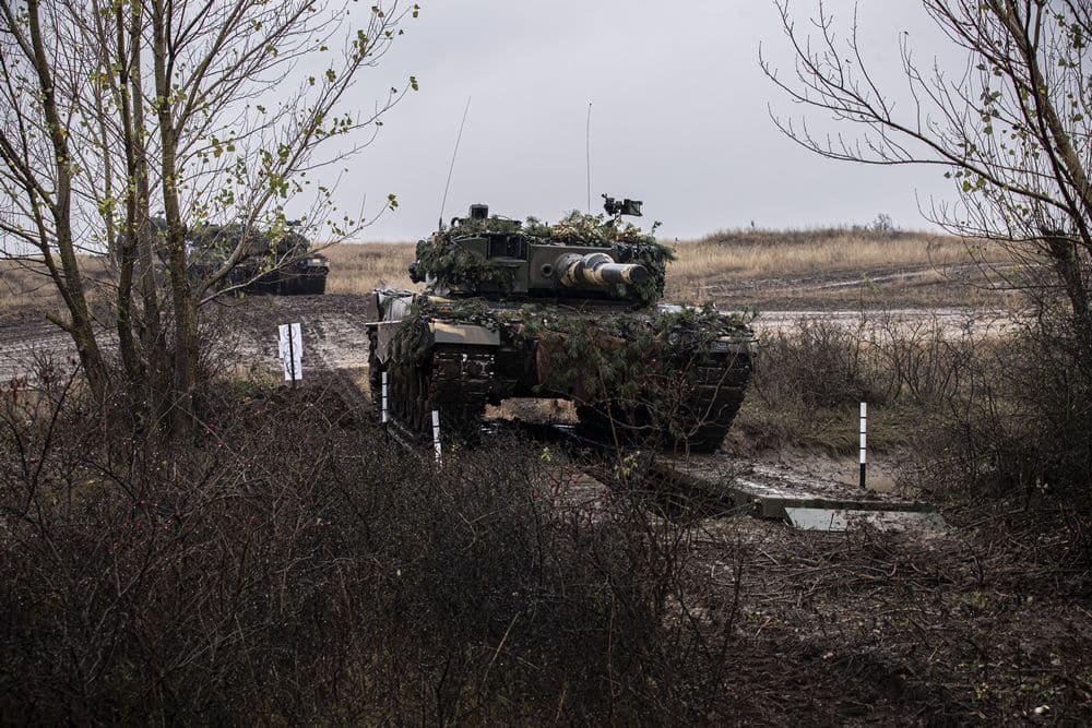 Leopard 2 Fotó: MTI/HM Zrínyi Nonprofit Kft./honvedelem.hu/Kertész László