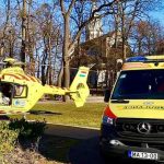 A lapáttal megvert nőt mentőautó, az édesapját helikopter vitte kórházba Fotó: OMSZ/illusztráció