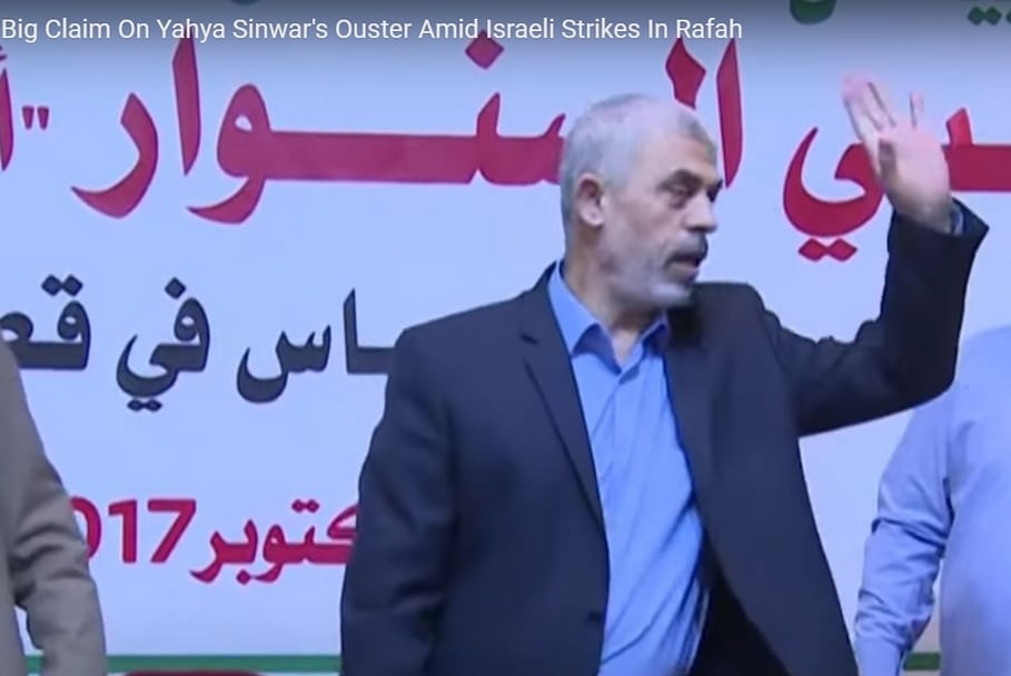 Jahja Szinvar - Fotó: képernyőkép/Youtube