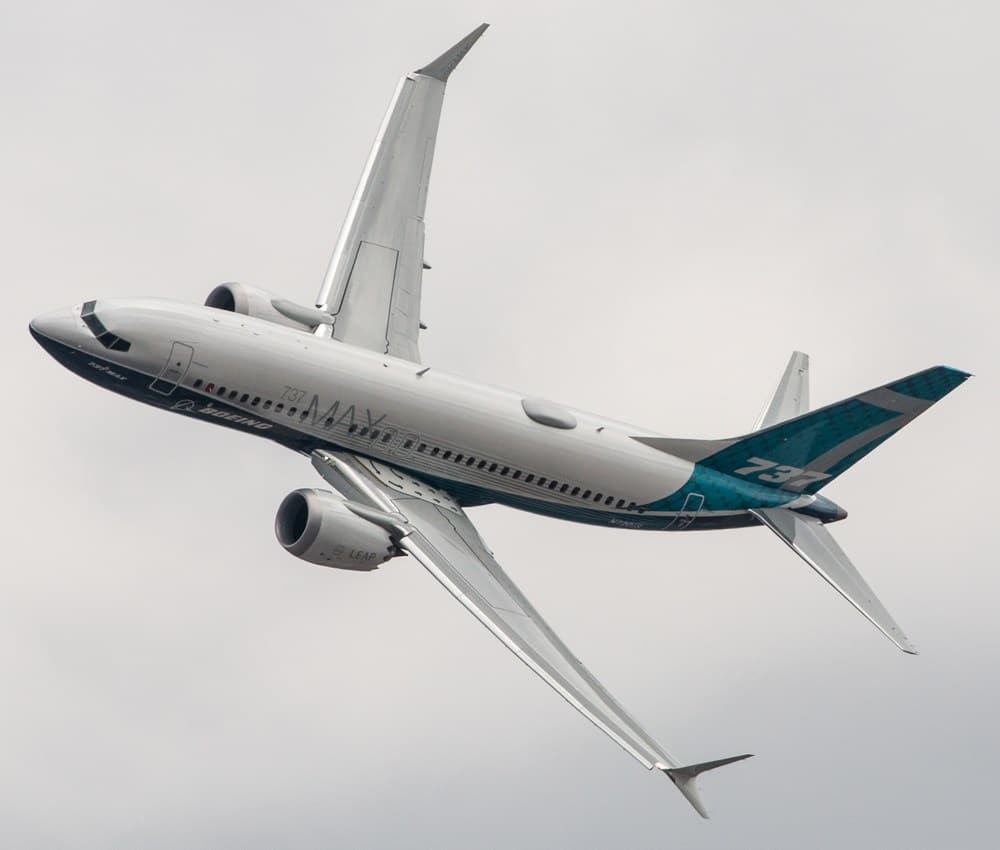 Boeing 737 Max / Fotó: wikimedia - Steve Lynes , Sandshurst, Egyesült Királyság