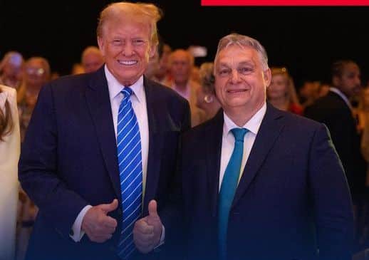 Donald Trump az egekig magasztalta a magyar miniszterelnököt Fotó: Orbán Viktor/Facebook