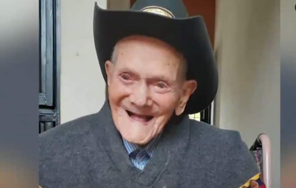 Peréz, a 114 éves korában elhunyt legidősebb ember / Fotó: x-képernyőkép