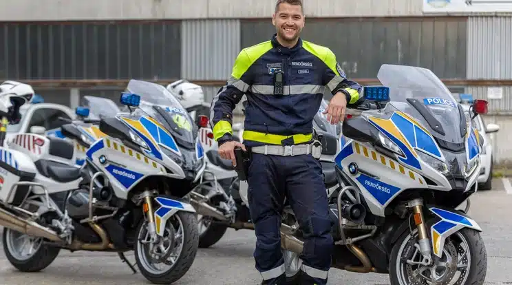 Antalics Máté lett Európa legjobb motoros rendőre