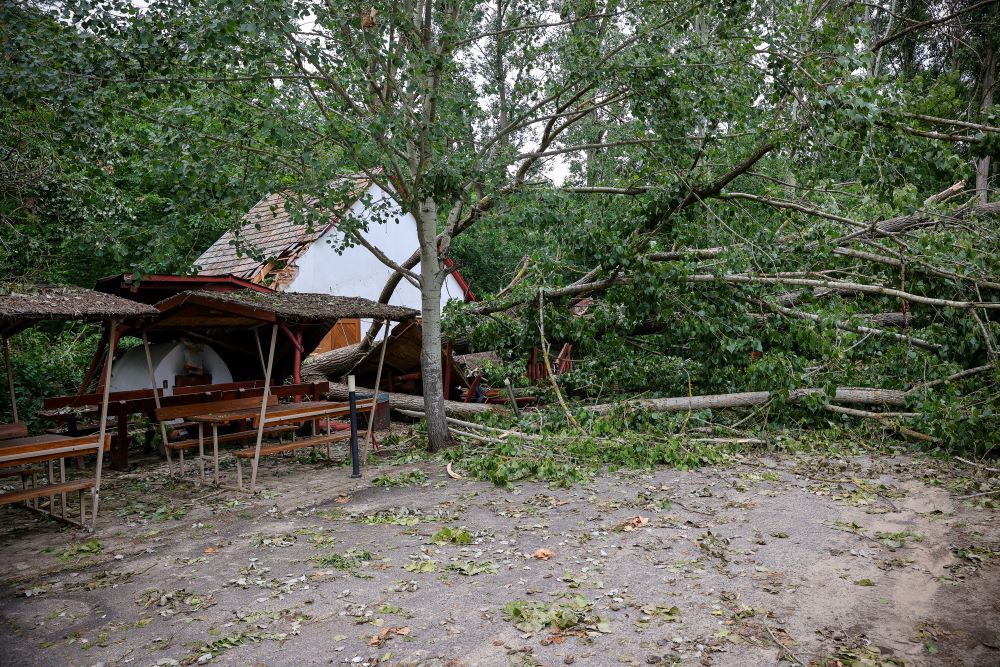 Vihar, illusztráció / Fotó: MTI-Kiss Dániel