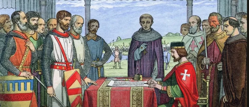 A Magna Carta aláírása / Kép forrása: Youtube