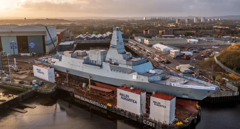 A HMS Glasgow 2022-ben / Kép forrása: Wikipedia