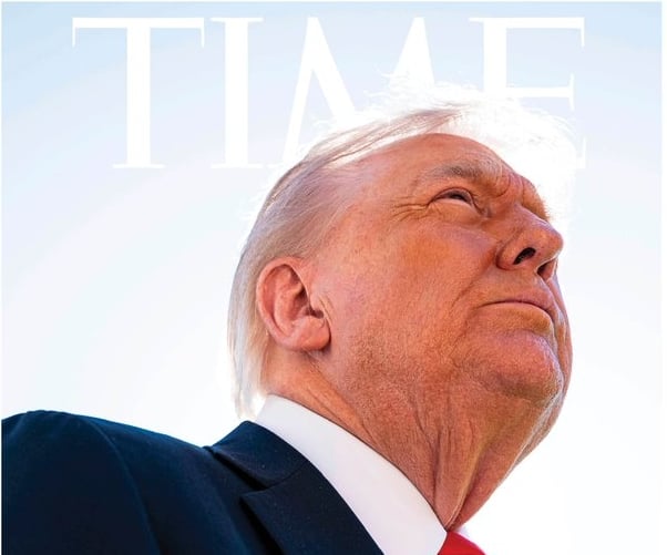Donald Trumpot lekopaszította a Times (fotó: Times - X közösségi oldal)