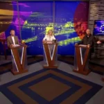 A kép jobb szélén Hont András / ATV képernyőfotó