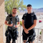 Mitchell Deakin és az oktatója / Fotó: GoFundMe