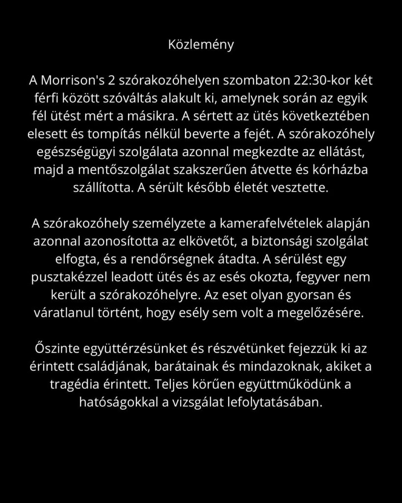 Forrás: Morrison's 2 Facebook-oldal