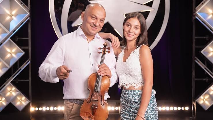 Kristóf Rebeka és az édesapja / Fotó: RTL