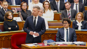 Magyar Péter / Fotó: Klikk Tv YouTube, Képernyőkép