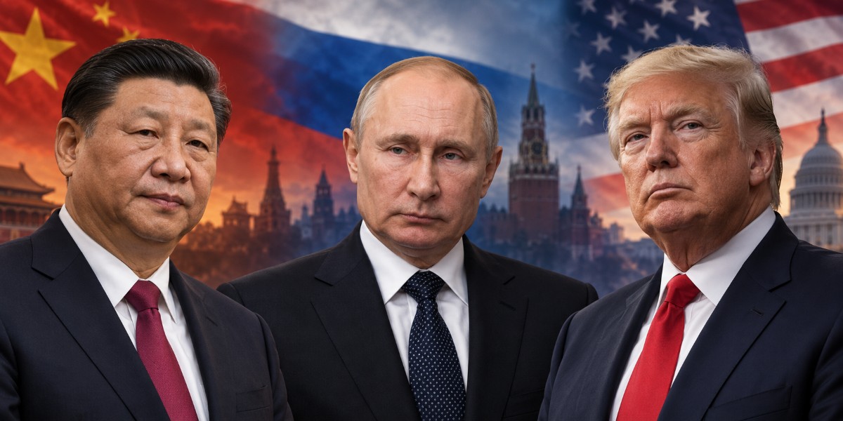 Hszi, Putyin, Trump / Fotó: AI