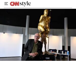 Trump szobor/Fotó: képernyőfotó - CNN